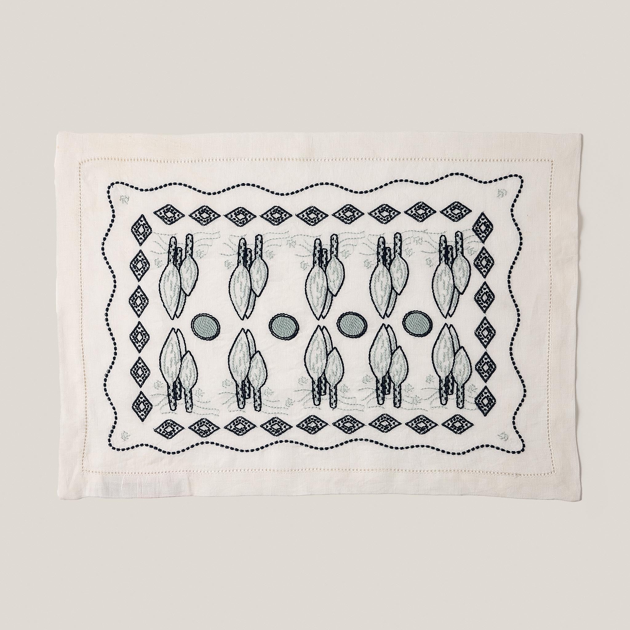 Les Trames Placemat White