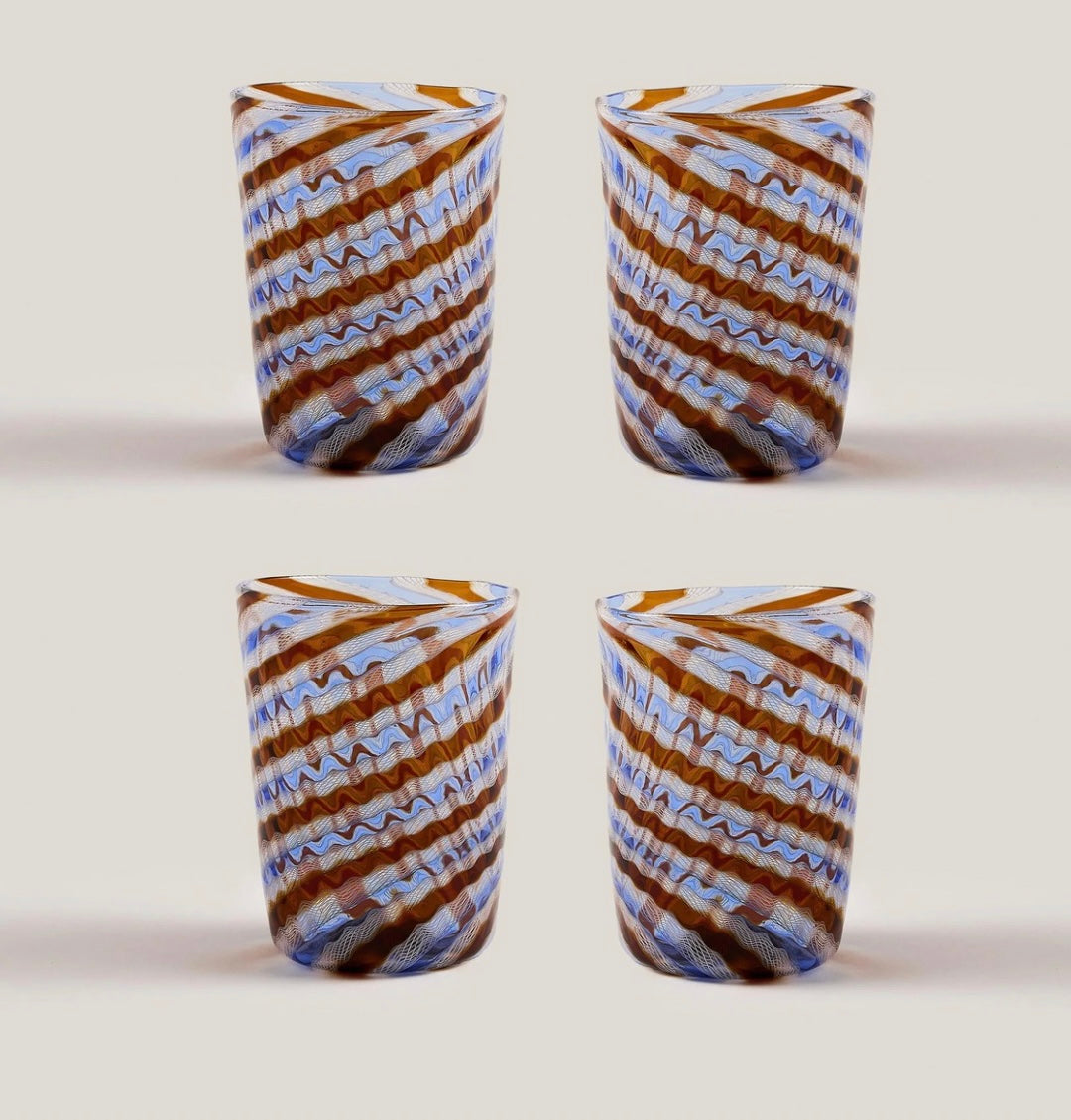 Crafted Murano Glass Set