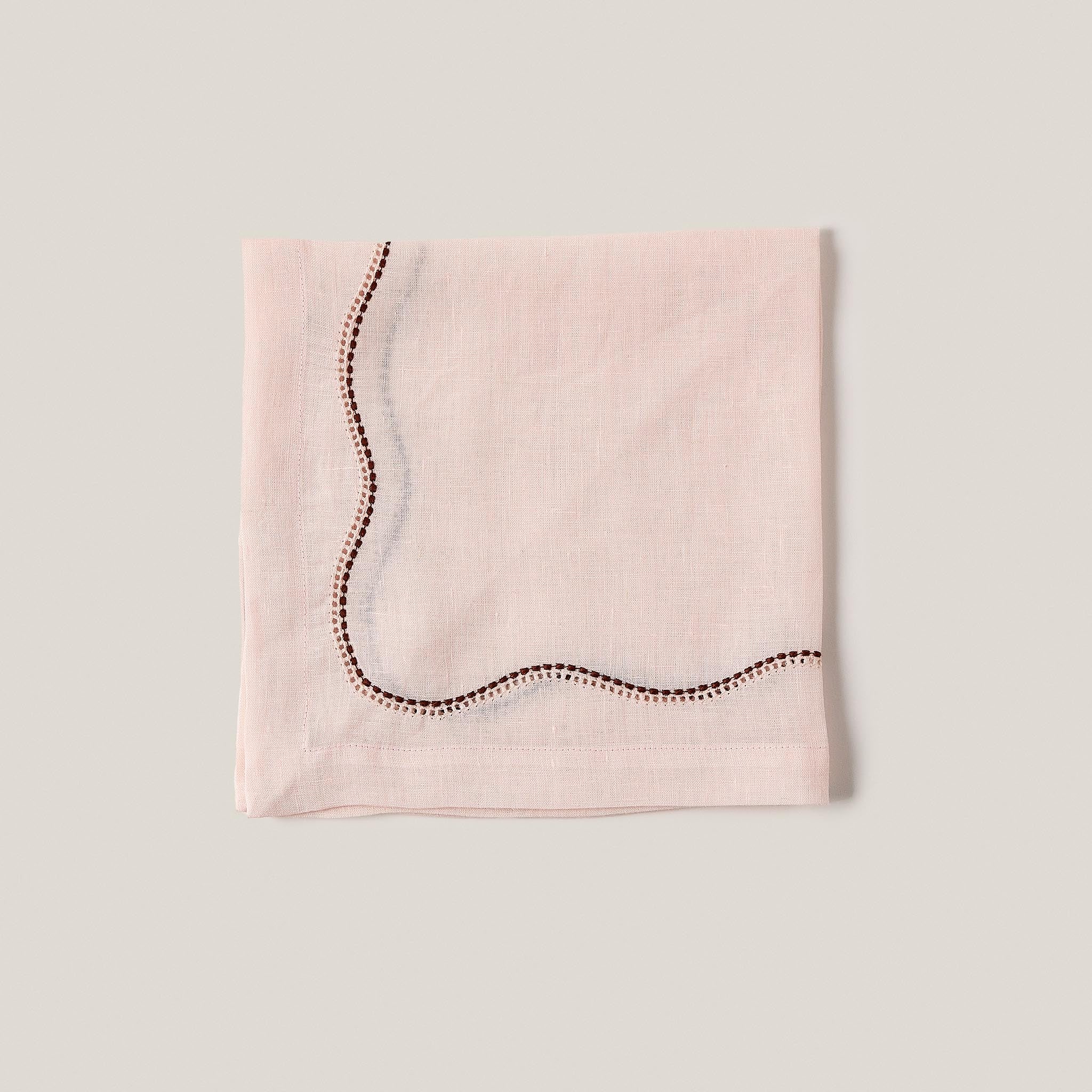 Le chemin napkin light pink