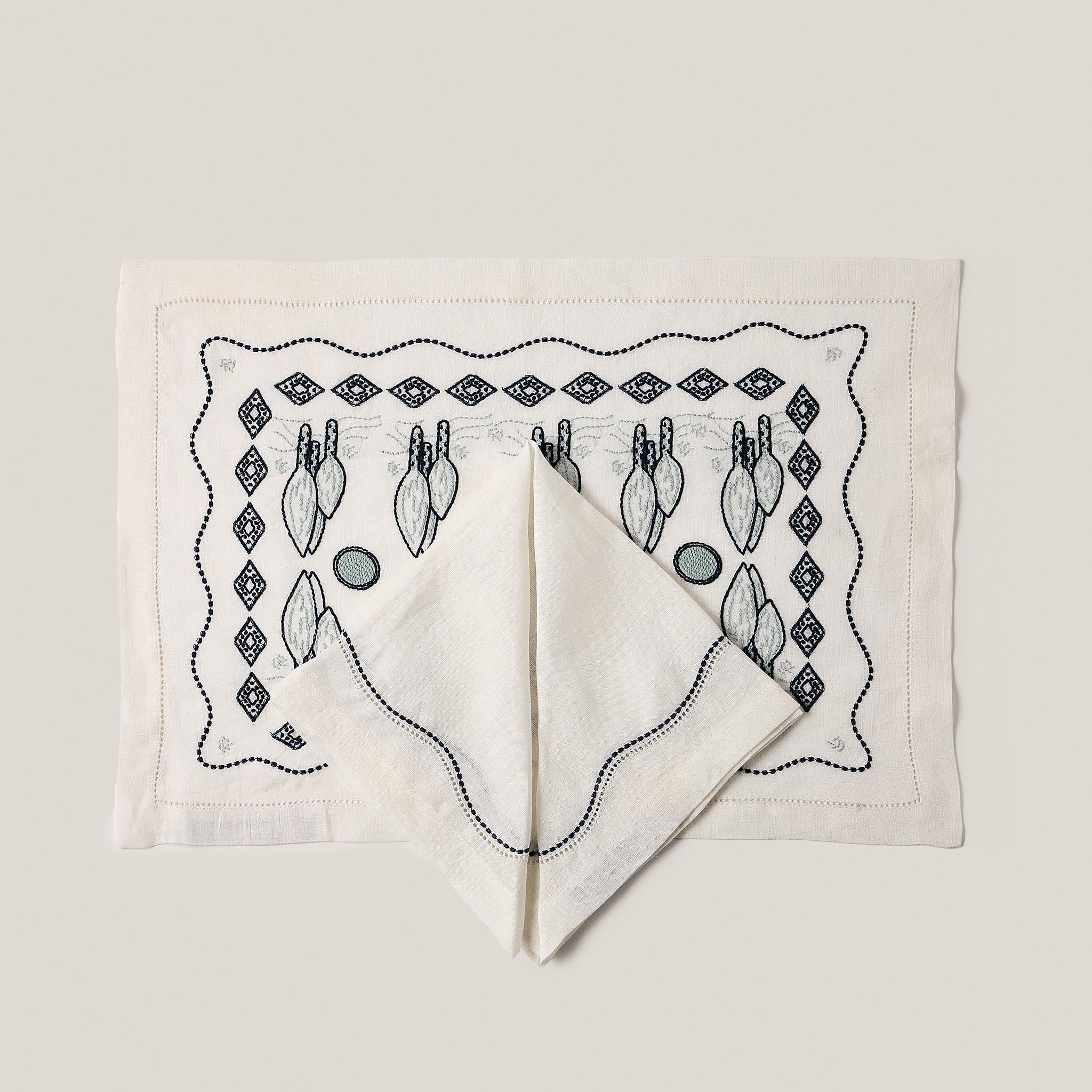 Les Trames Placemat White