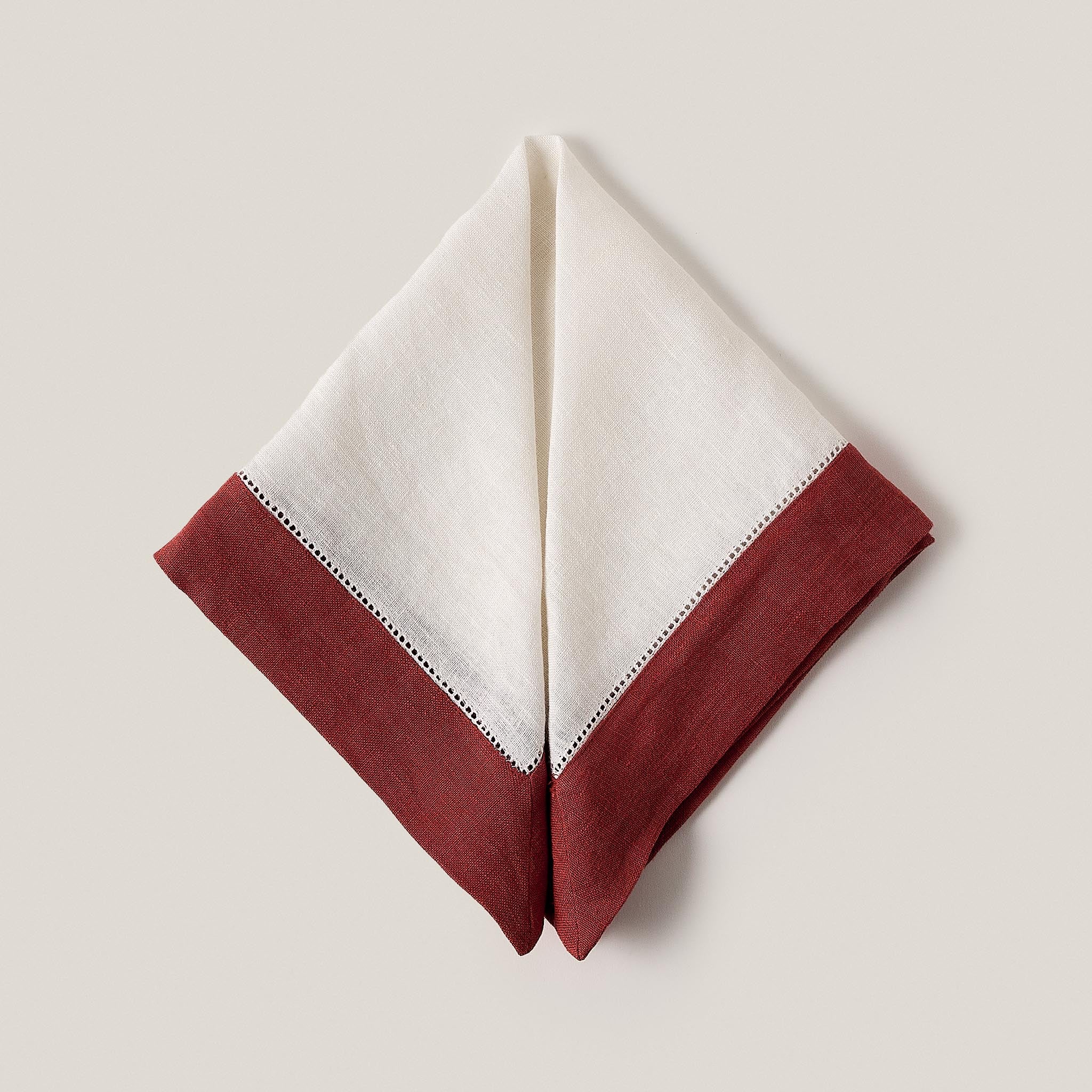 Lisière Napkin Carmin