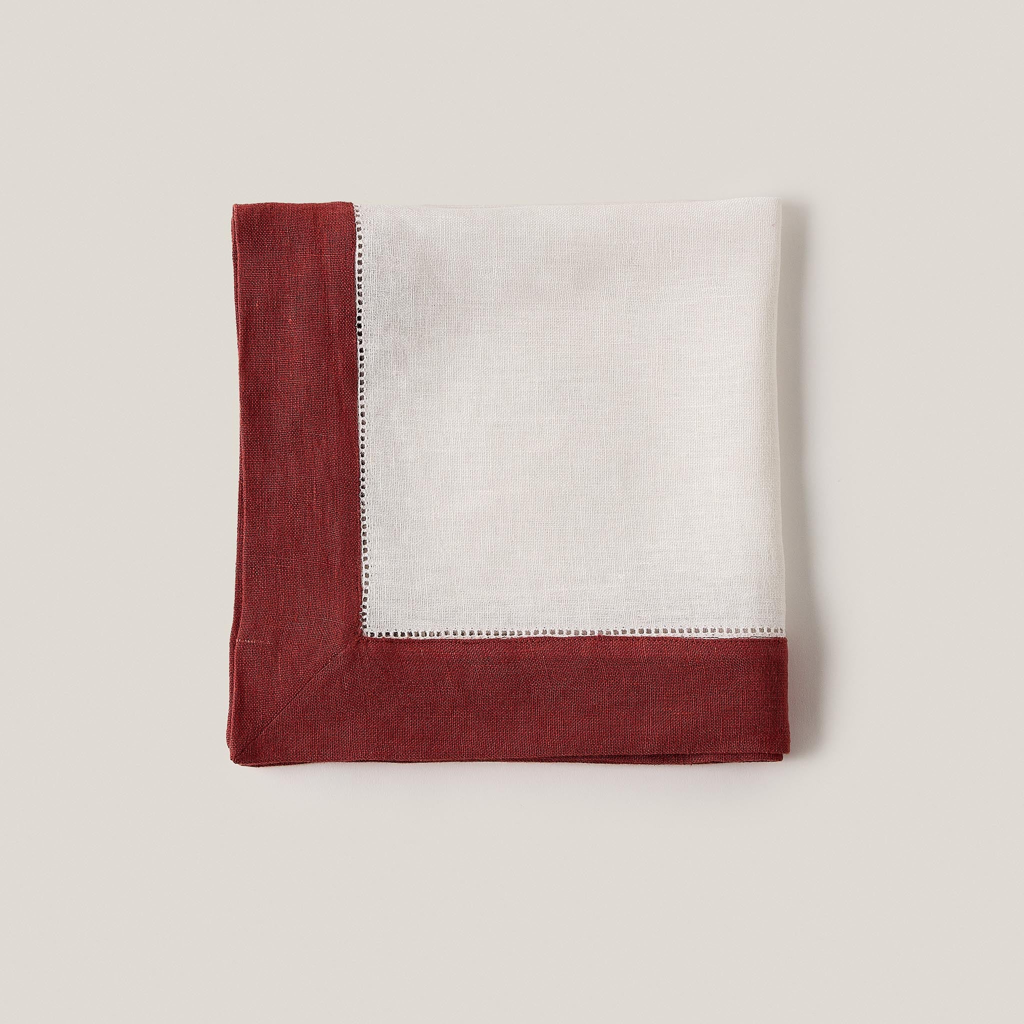 Lisière Napkin Carmin