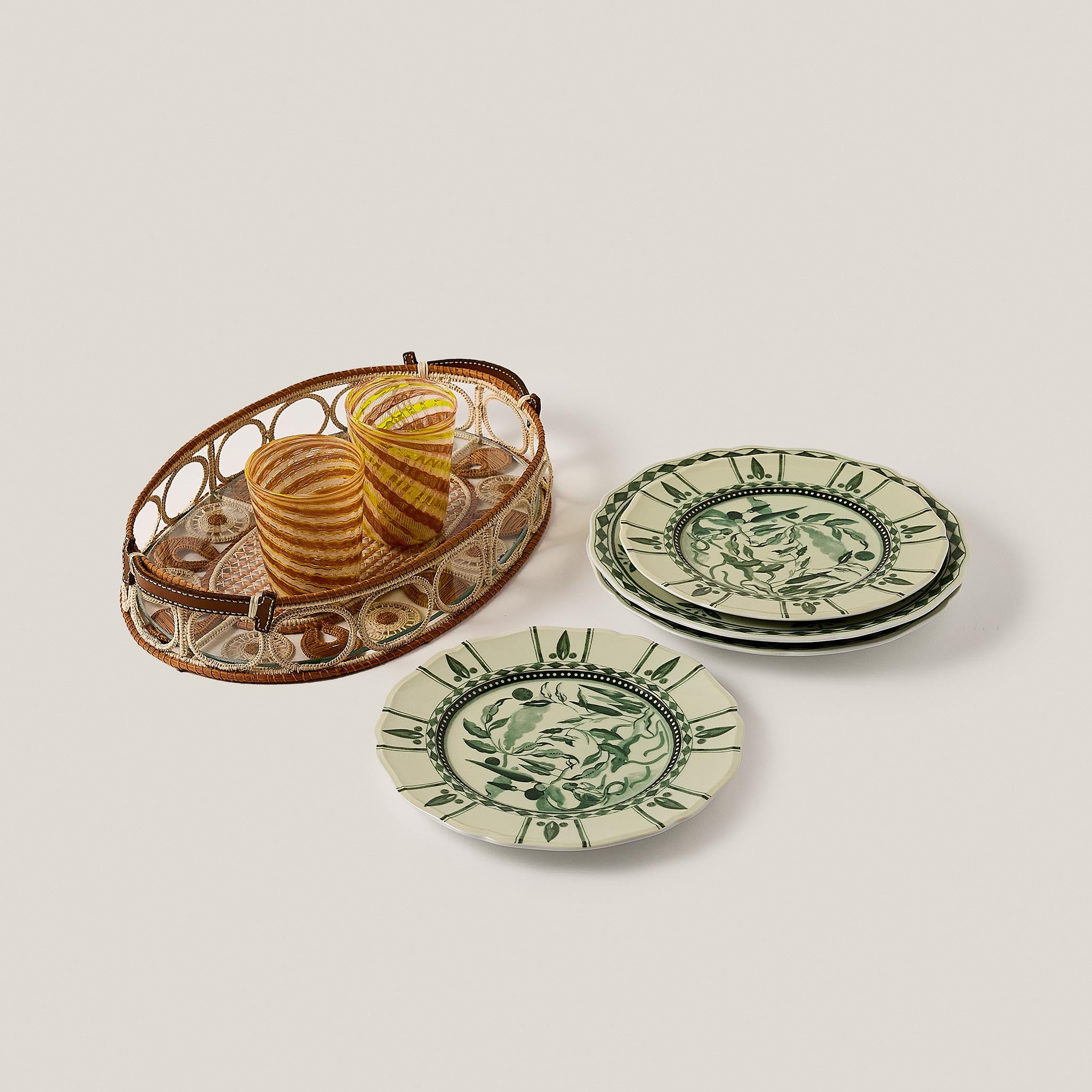 Reverie des pins dessert plate Amande