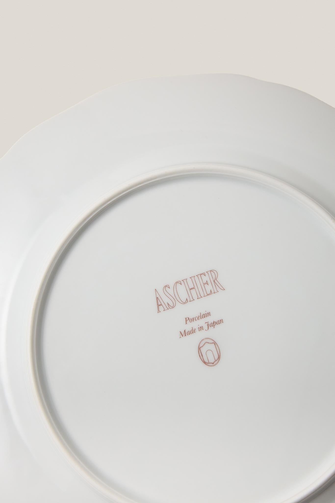 Reverie des pins Dessert Plate Carmin