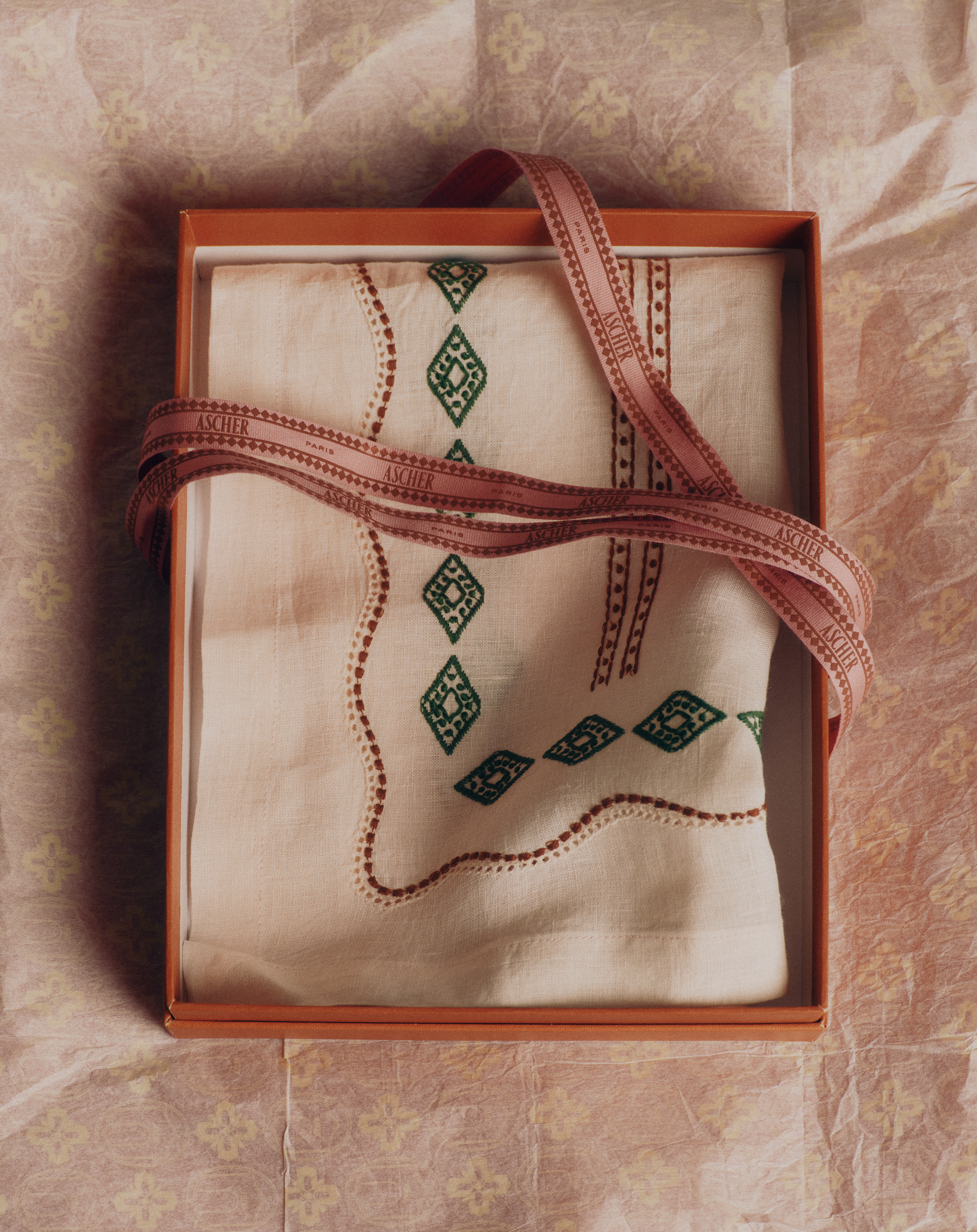 Les sentiers Placemat Light Pink