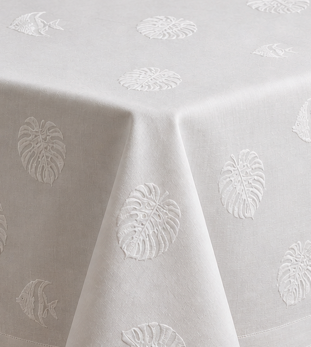 LES PALMIERS TABLECLOTH - 170 cm by 340 cm