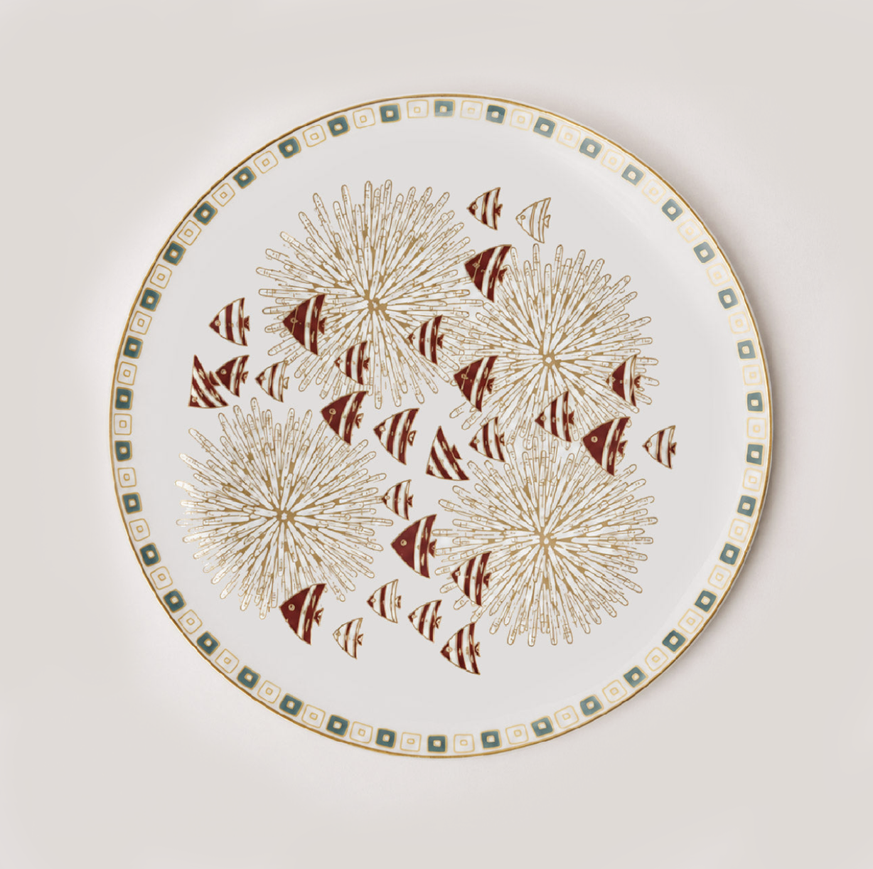SOUS LES PALMES DESSERT PLATE