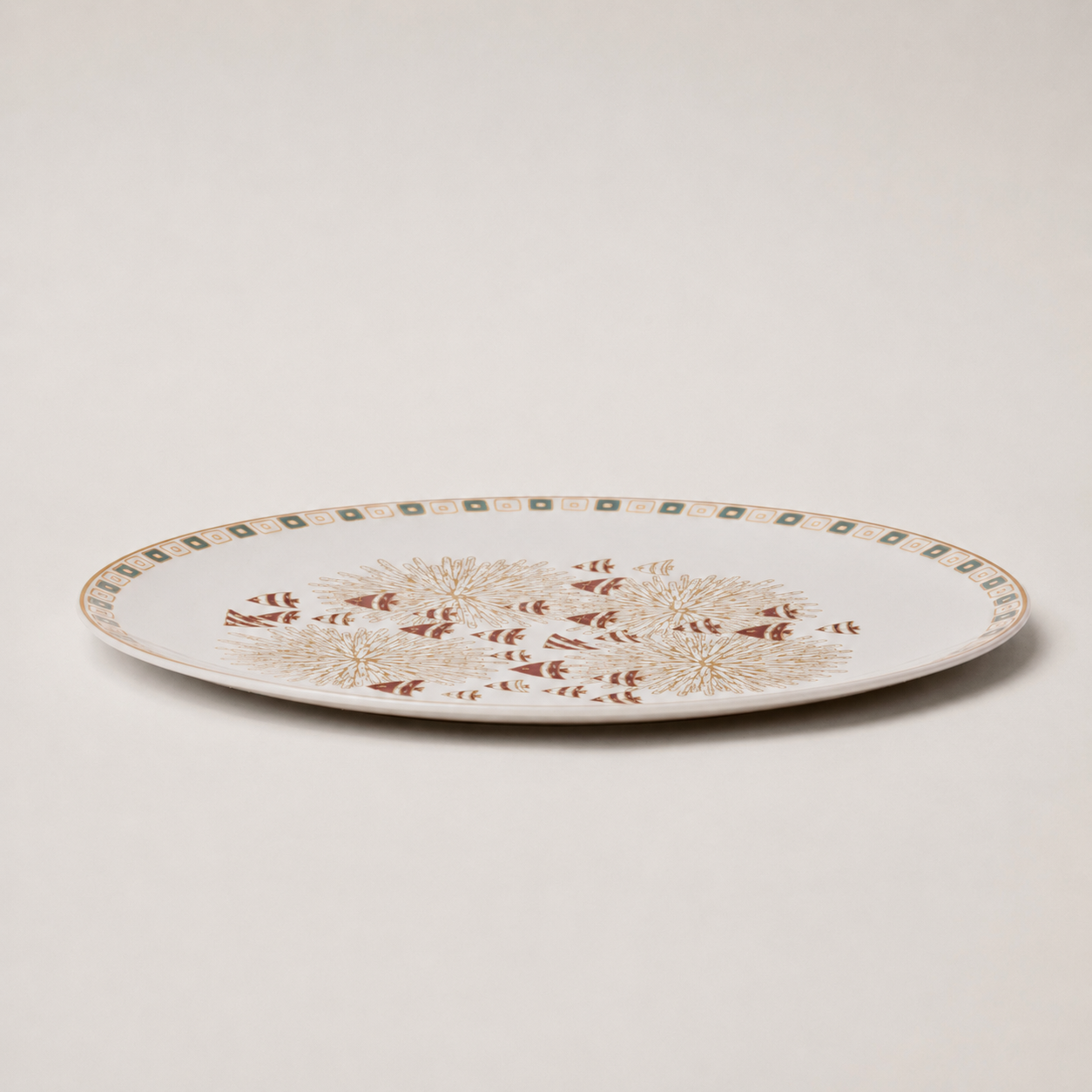 SOUS LES PALMES DESSERT PLATE